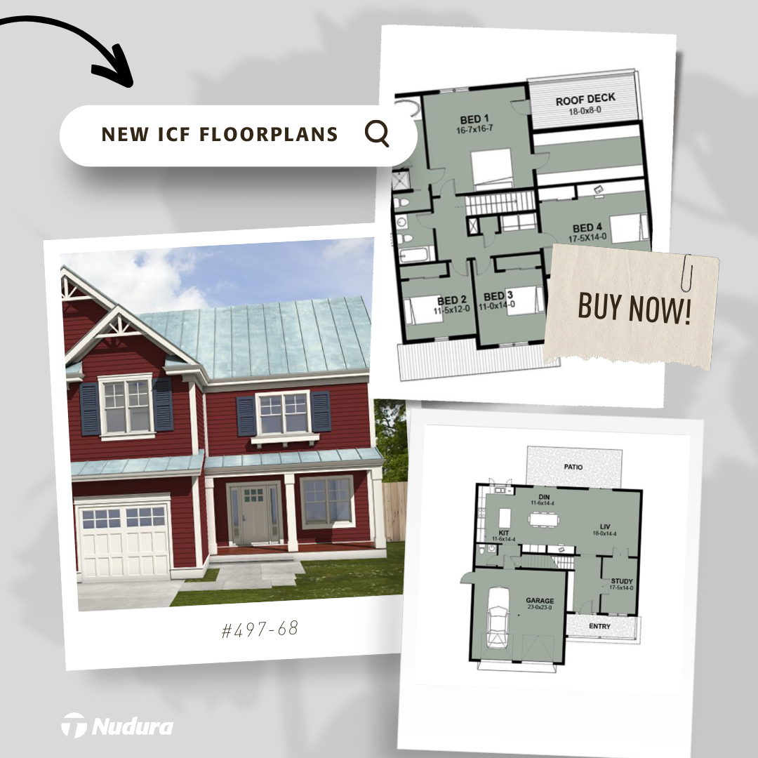 Modern ICF House Plans For New Custom Homes