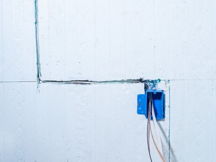 electrical wire in icf wall